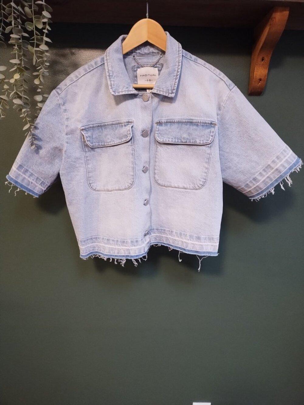 Habitual | Short Sleeve Jean Shacket